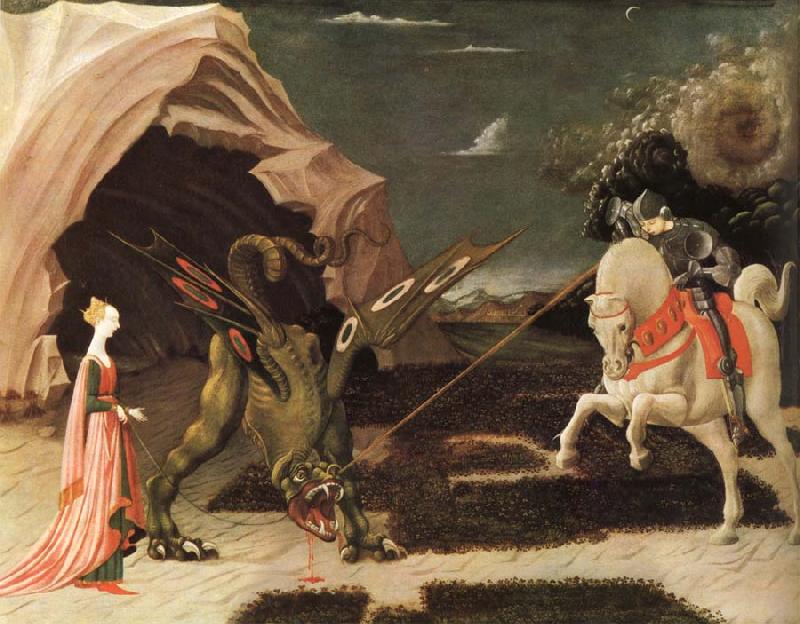 UCCELLO, Paolo Saint Goran and kite Sweden oil painting art